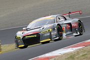 GT300クラス予選2位のリチャード・ライアン／富田竜一郎組（Hitotsuyama Audi R8 LMS）