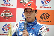 予選記者会見: GT500クラスポールポジションの小暮卓史（KEIHIN REAL RACING）