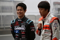 山本尚貴（TEAM KUNIMITSU）と伊沢拓也（AUTOBACS RACING TEAM AGURI）