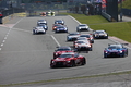 決勝レース: GT500クラスのスタートシーン