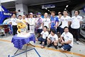 ピットウォーク: 大嶋和也（LEXUS TEAM LEMANS WAKO'S）、GT参戦100戦パーティー