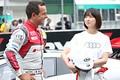 Audi e-tronデモラン: ブノア・トレルイエと篠田麻里子さん