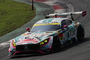 GT300クラス決勝2位は谷口信輝／片岡龍也組（グッドスマイル初音ミクAMG）