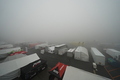 フリー走行: 決勝日、オートポリスは早朝より雲の中。視界不良で走行はキャンセルされた