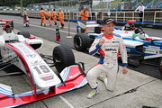 ポールポジションを獲得した関口雄飛（ITOCHU ENEX TEAM IMPUL）