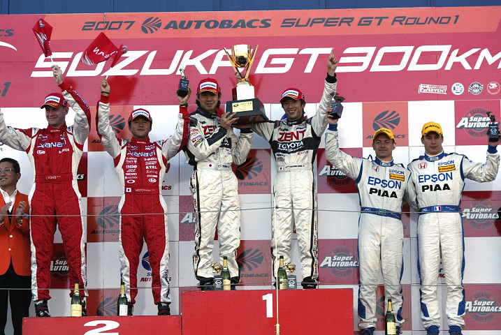 ＧＴ５００クラスの表彰式