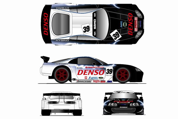 トヨタはSUPER GT仕様のスープラを改造したレース専用ハイブリッドシステムで２４時間レースに