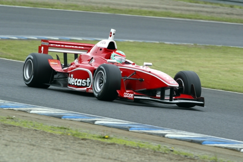 初の全車スペシャルステージを制し前戦続きPPを獲得した松田次生（mobilecast IMPUL）