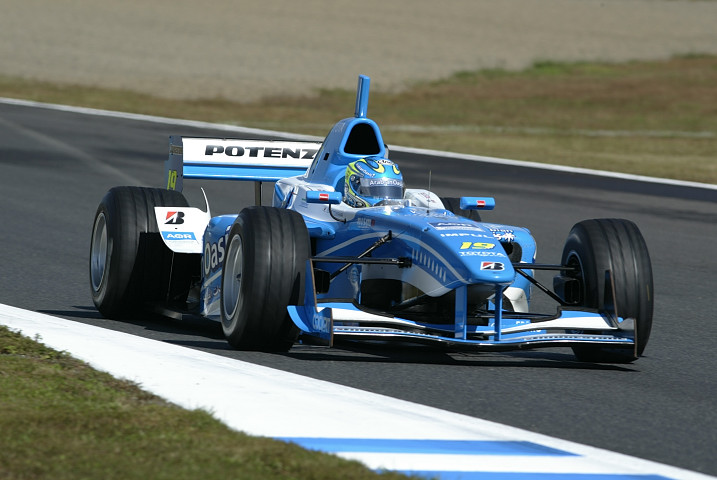 予選2回目で3位に食い込んだ本山哲（Arabian Oasis IMPUL）。しかしエンジン交換で10グリッド降格