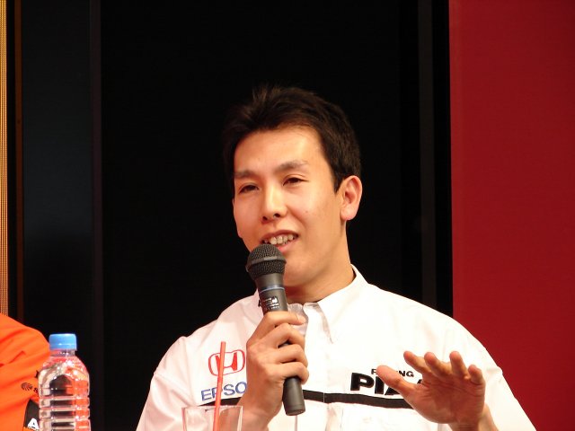 Honda Motorsports Thanks Fair 2007にて小暮卓史選手