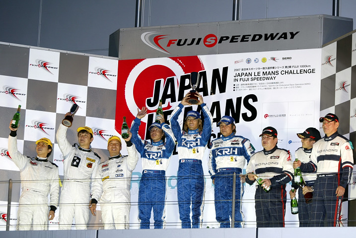 LMGT2クラスの表彰式