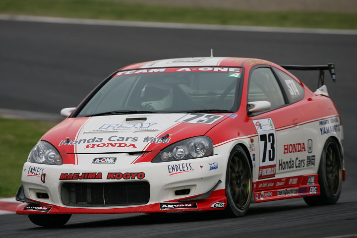 フリー走行ST4クラストップは地元のPSY.A-ONE.ED.DC5（山本すばる／山崎学／高橋篤史組）
