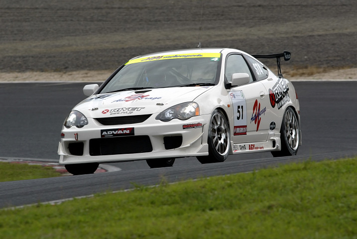 予選でST4クラスポールポジションはAGY・RIVET・DC5（井尻薫/黒木英春/黒木健次組）