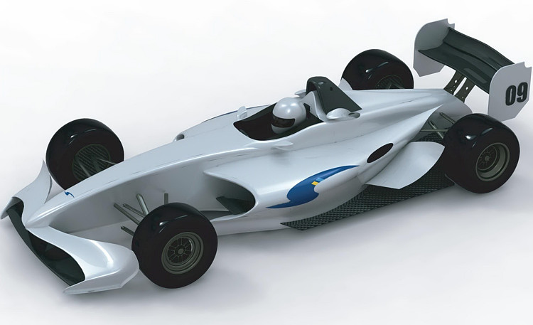 2009年からフォーミュラニッポンに導入される新シャーシーデザインイメージ（Swift 017.n） #1