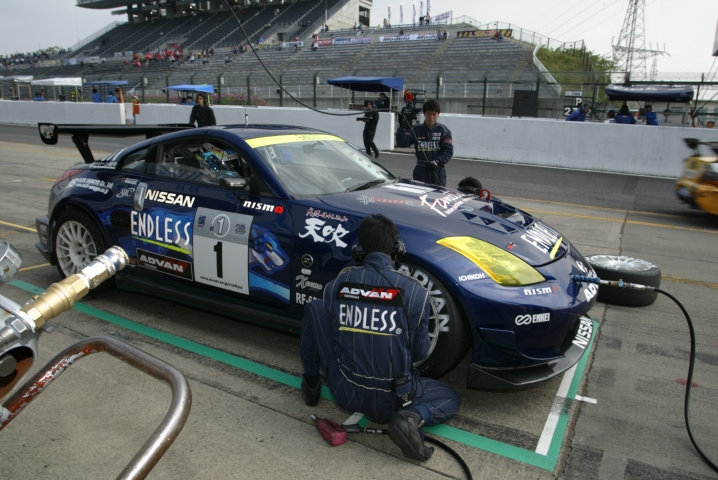 フリー走行トップのエンドレスZ。決勝に向けて準備は万端だ