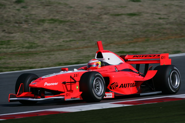 2008年FNマシンラインアップ CarNo.55 井出有治（AUTOBACS RACING TEAM AGURI）