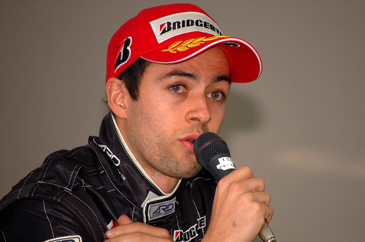 予選後記者会見にて 予選3位ジョアオ・パオロ・デ・オリベイラ（KONDO）