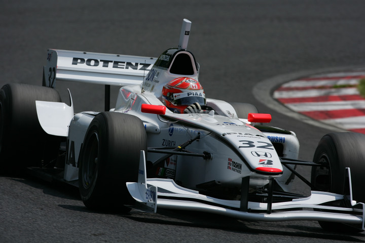 土曜日朝のフリー走行で2番手タイムの小暮卓史（PIAA NAKAJIMA）