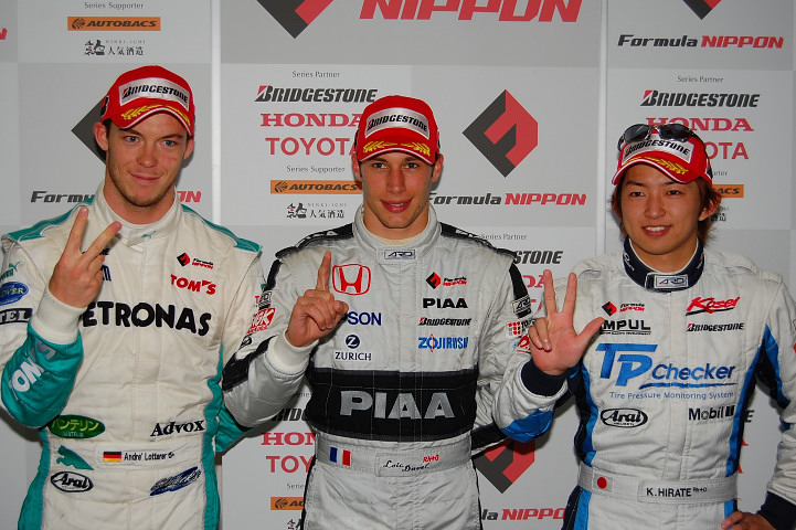 決勝トップ3の記者会見にて