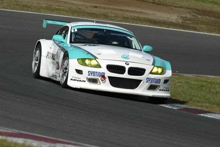予選でST1クラスのポールポジションを決めたPETRONAS SYNTIUM BMW Z4M COUPE