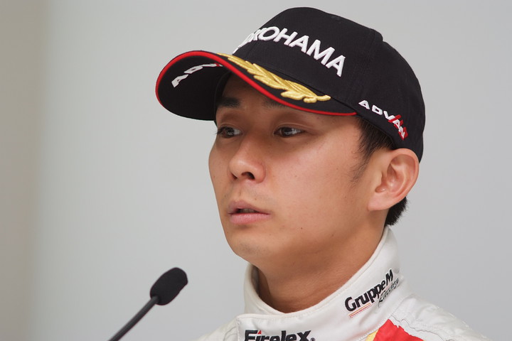 決勝記者会見: Nクラス決勝2位の平峰一貴（HDFP）