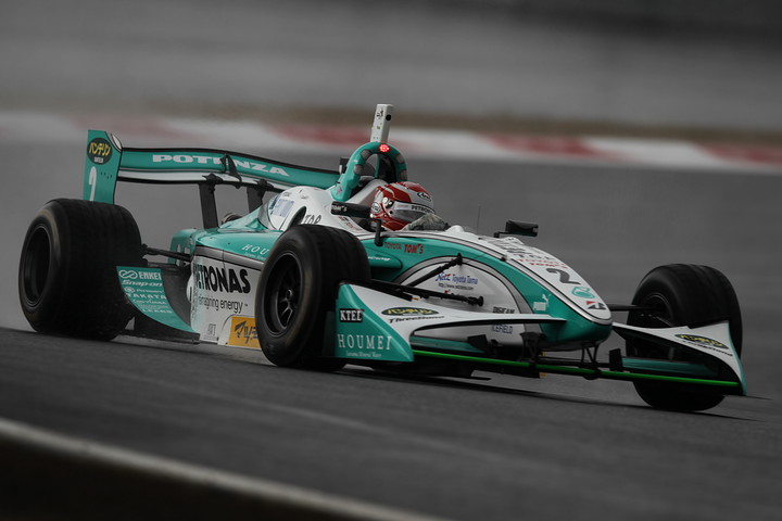 JAFGP:スーパーラップ予選でトップスピードを記録するも無念のコースアウトは中嶋一貴（トムス）