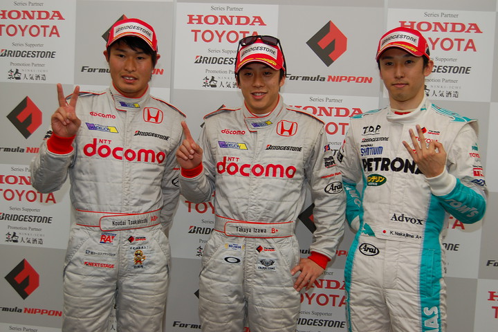 予選記者会見: トップ3のドライバーたち