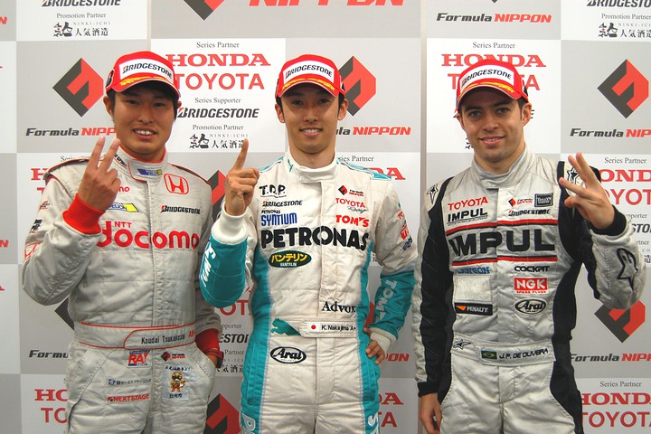 決勝記者会見: トップ3のドライバーたち