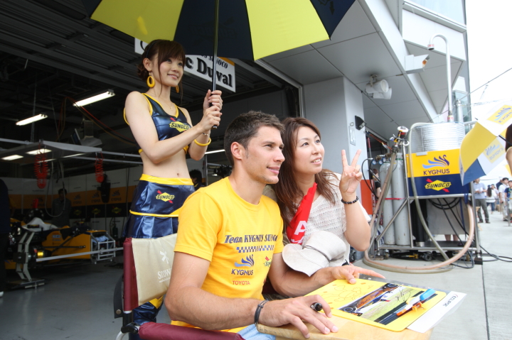 ファンとロイック・デュバル（キグナス・スノコ）