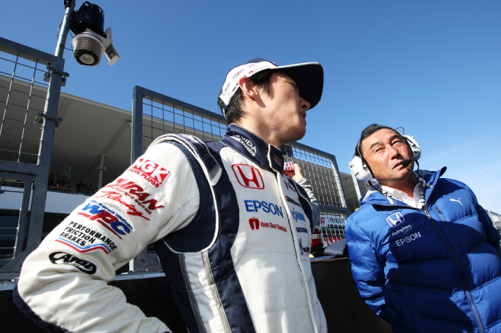 中嶋大祐と中嶋悟親子（NAKAJIMA RACING）