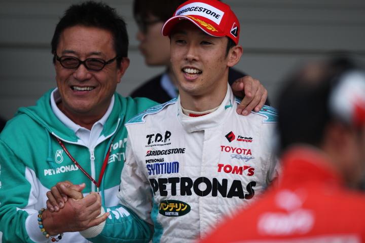レース2:  中嶋一貴と舘信秀監督（PETRONAS TEAM TOM’S）