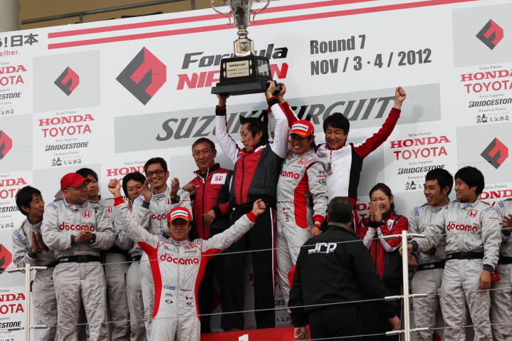 年間表彰式; チームチャンピンを獲得したDOCOMO TEAM DANDELION RACING