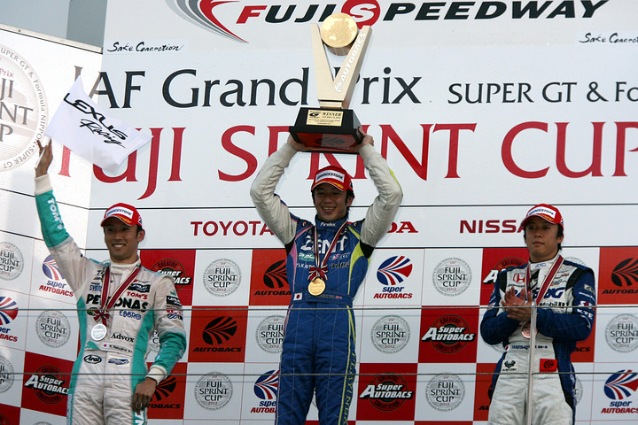 JAFGT:GT500第2レース: 暫定表彰式