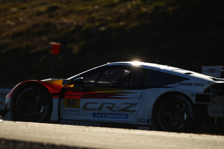 FUJI SPRINT CUP: MUGEN CR-Z GT（中嶋大祐／武藤英紀組）