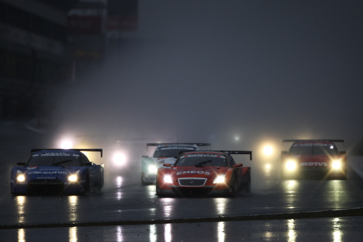 FUJI SPRINT CUP GT500クラス: スタートシーン