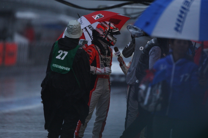 FUJI SPRINT CUP GT500クラス: 大嶋和也（ENEOS SUSTINA SC430）