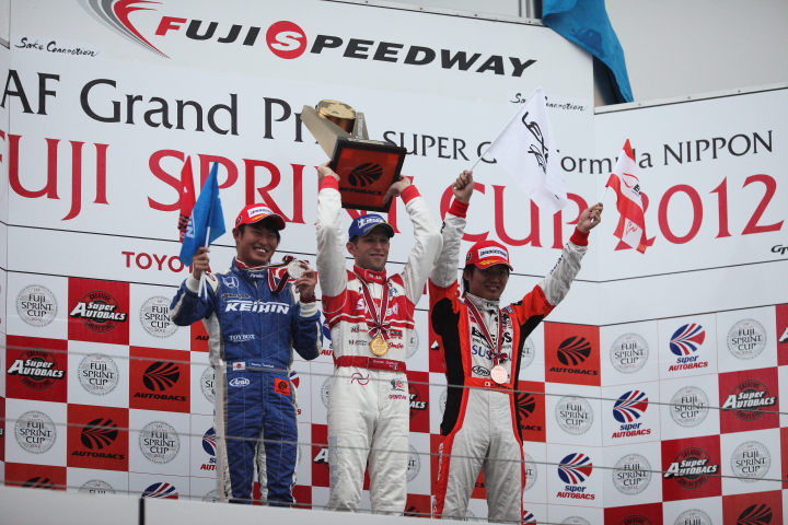 FUJI SPRINT CUP GT500クラス: 暫定表彰式