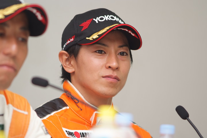 公式予選記者会見: GT300クラスポールポジションの吉田広樹（triple a Vantage GT3）※この後、タイム抹消