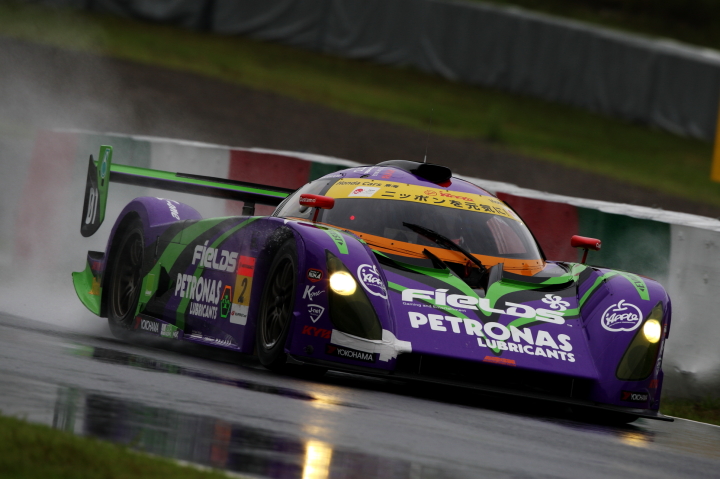 鈴鹿公式テスト: エヴァンゲリオンRT初号機アップル紫電（高橋一穂／加藤寛規／濱口弘組）