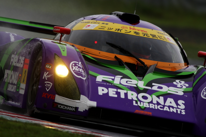 鈴鹿公式テスト: エヴァンゲリオンRT初号機アップル紫電（高橋一穂／加藤寛規／濱口弘組）