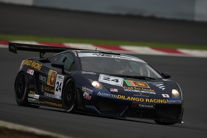 決勝11位はDilantha MALAGAMUWA (Lamborghini Gallardo GT)