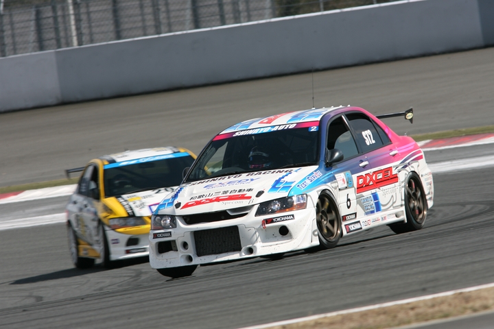 ST-2クラス優勝は新菱オート☆DIXCELエボⅨ（冨桝朋広／菊地靖組）