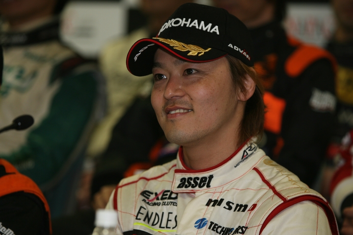決勝記者会見: ST-3クラス優勝の佐々木雅弘（assetテクノZ34）