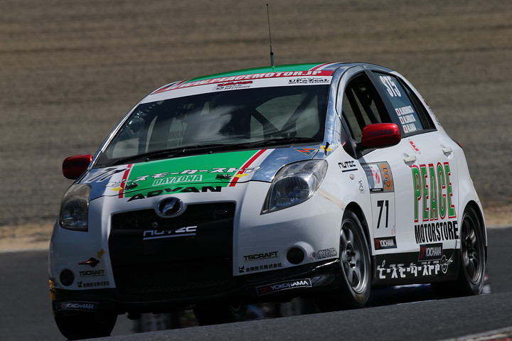 No.71 ピースMS NUTEC 制動屋 Vitz（西畑正樹／紫田正一／馬場和三郎組）