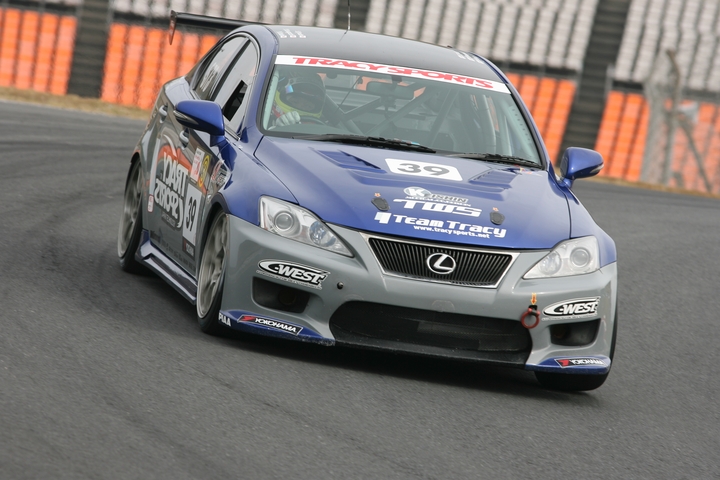 ウォームアップ走行: ST-3クラストップタイムはTRACY SPORTS IS 350（植田正幸／川口正敬／兵藤信一組）