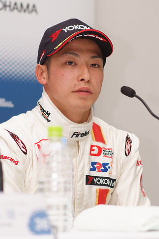 決勝記者会見: 3位の清原章太（HFDP）