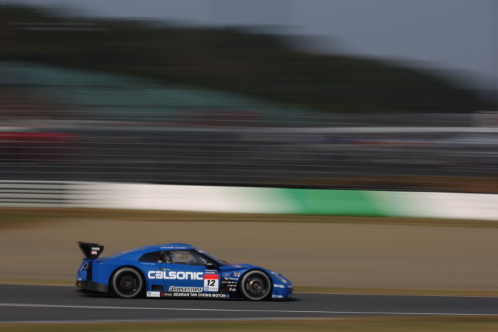 公式練習: 松田次生／ジョアオ・パオロ・デ・オリベイラ組（GT500:カルソニックIMPUL GT-R）