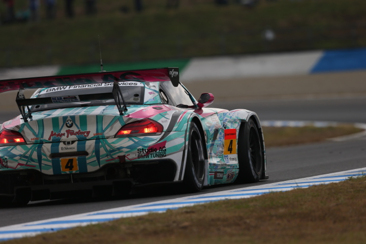 公式練習: 谷口信輝／片岡龍也組（GT300:GSR 初音ミク　BMW）