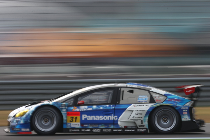 サーキットサファリ: 新田守男／嵯峨宏紀組（GT300:Panasonic apr PRIUS GT）