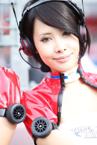 ピットウォーク: レースクイーン